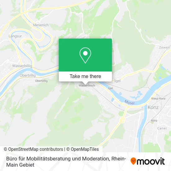 Карта Büro für Mobilitätsberatung und Moderation