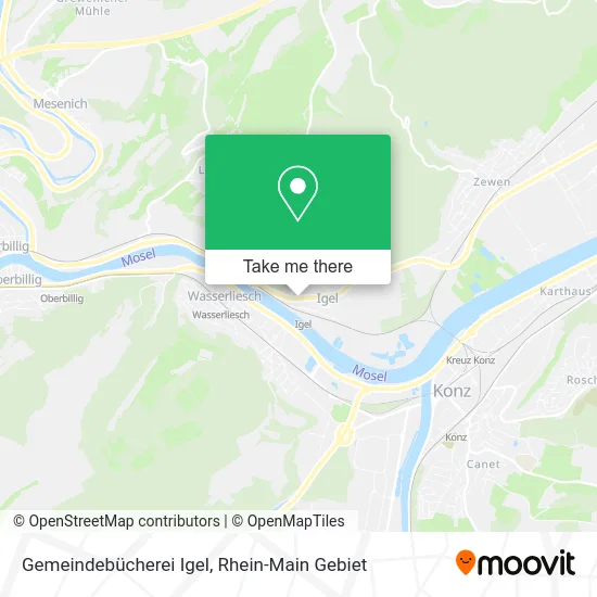 Карта Gemeindebücherei Igel