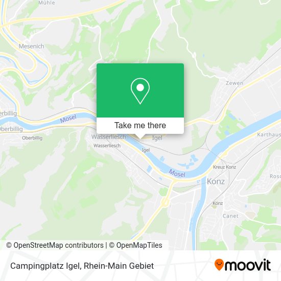 Карта Campingplatz Igel
