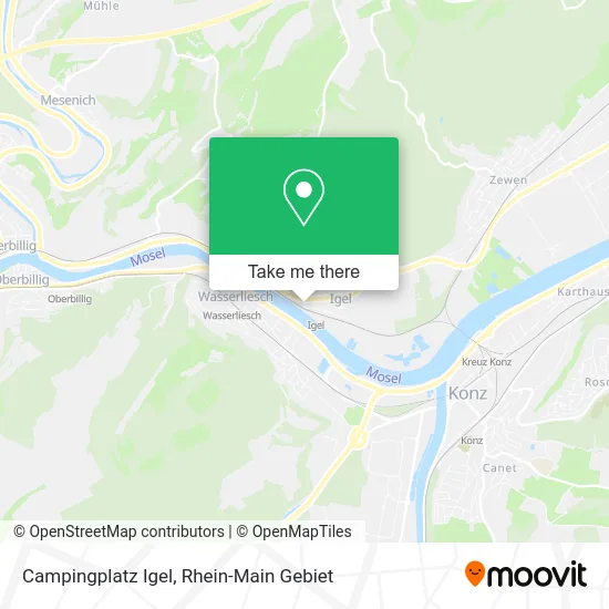 Карта Campingplatz Igel