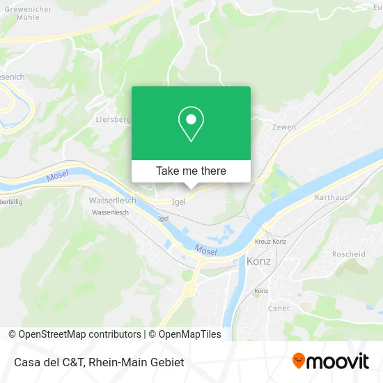 Карта Casa del C&T