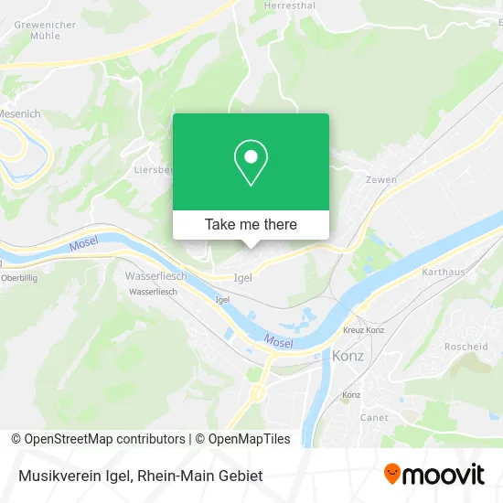 Карта Musikverein Igel