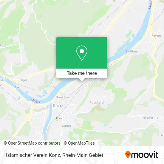 Карта Islamischer Verein Konz