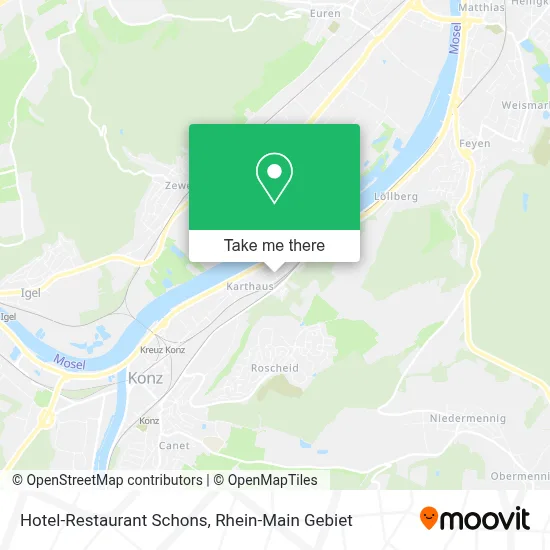 Hotel-Restaurant Schons map