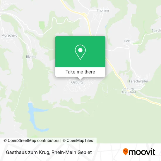 Карта Gasthaus zum Krug