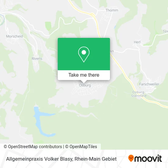 Карта Allgemeinpraxis Volker Blasy