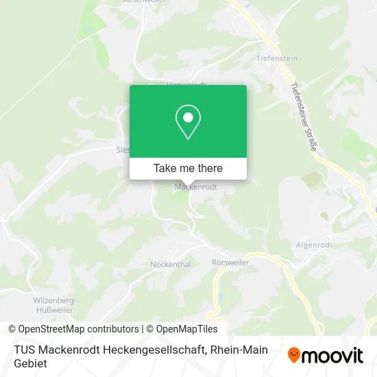 Карта TUS Mackenrodt Heckengesellschaft