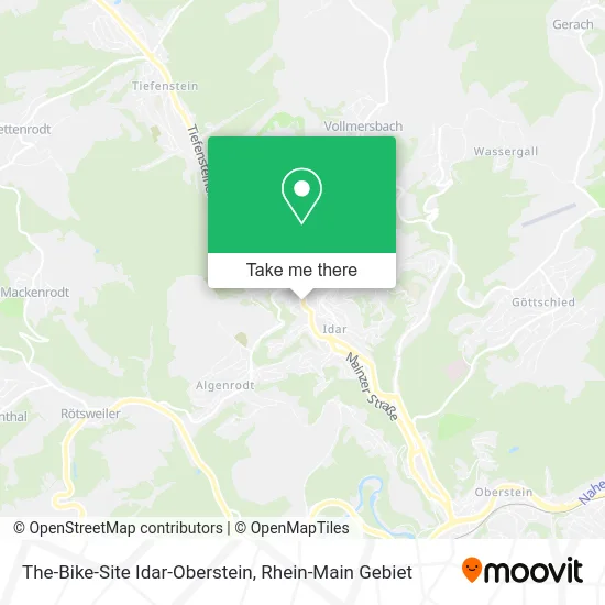 Карта The-Bike-Site Idar-Oberstein