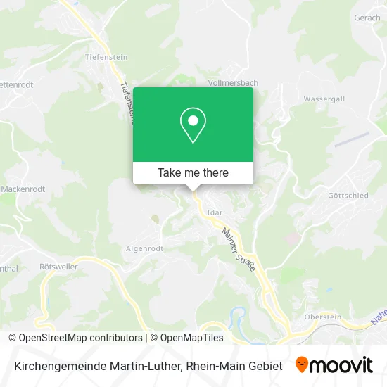 Карта Kirchengemeinde Martin-Luther
