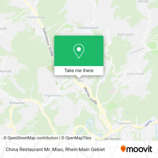 Карта China Restaurant Mr. Miao
