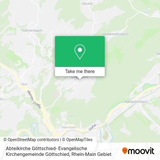 Карта Abteikirche Göttschied- Evangelische Kirchengemeinde Göttschied