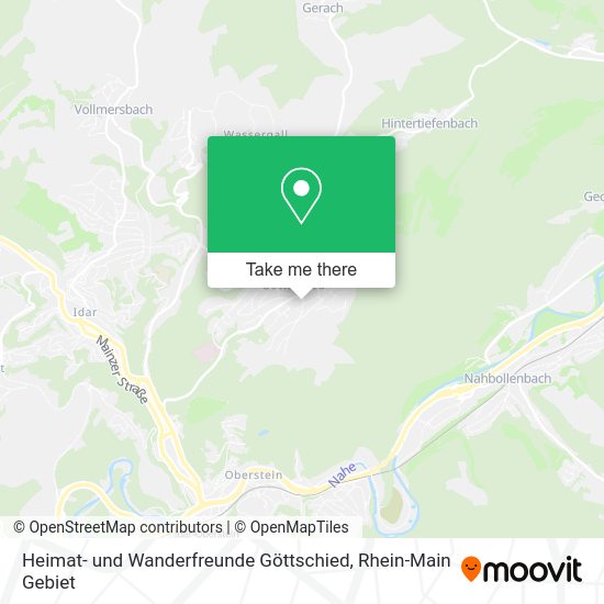 Карта Heimat- und Wanderfreunde Göttschied