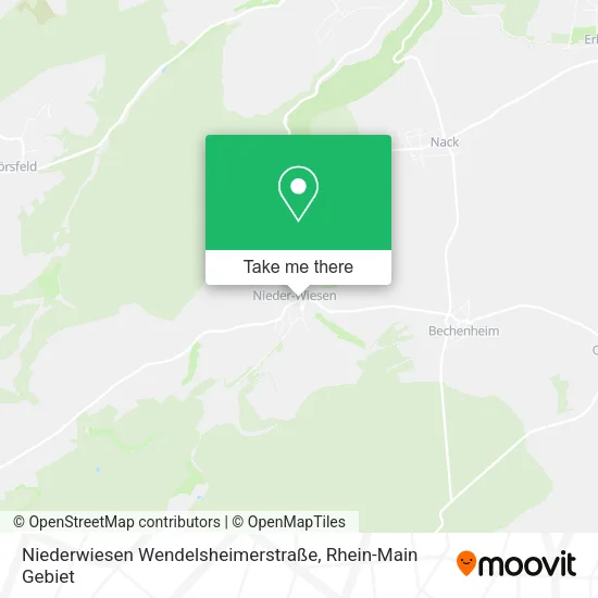Карта Niederwiesen Wendelsheimerstraße
