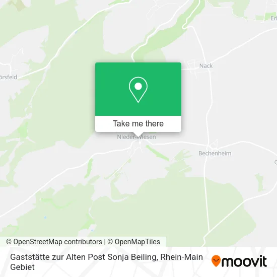 Карта Gaststätte zur Alten Post Sonja Beiling