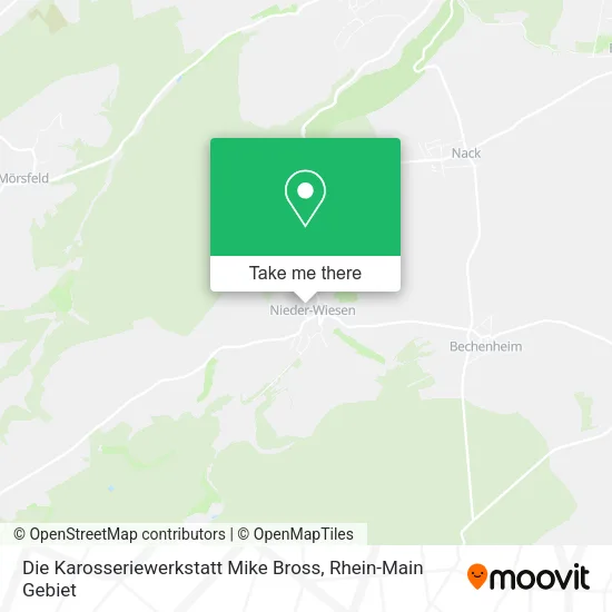 Карта Die Karosseriewerkstatt Mike Bross