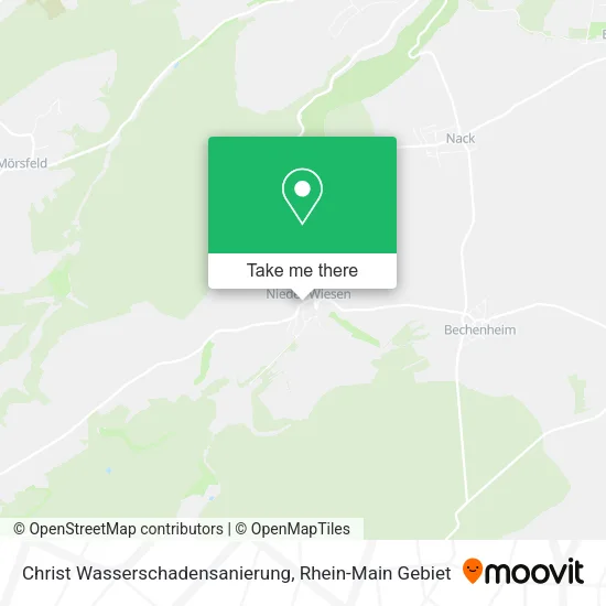 Карта Christ Wasserschadensanierung