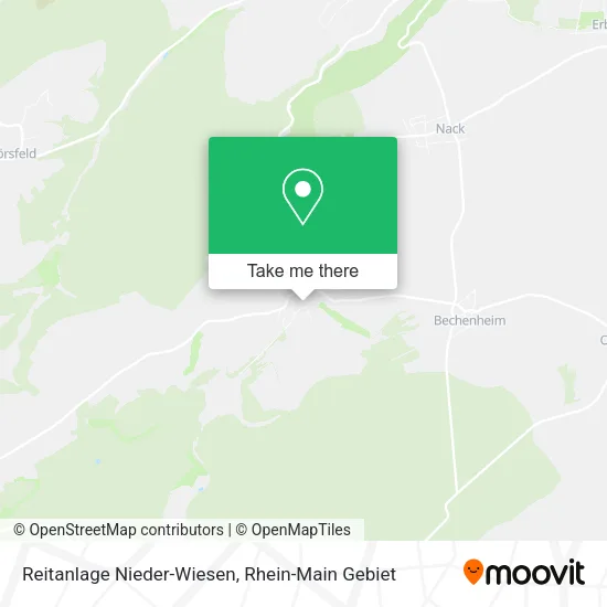 Карта Reitanlage Nieder-Wiesen