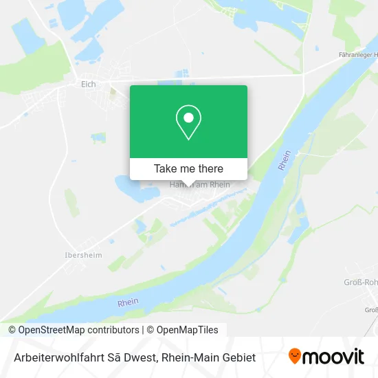 Карта Arbeiterwohlfahrt Sã Dwest