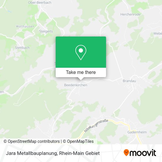 Карта Jara Metallbauplanung