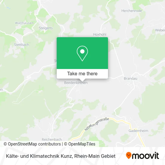 Карта Kälte- und Klimatechnik Kunz