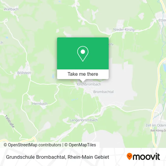 Карта Grundschule Brombachtal