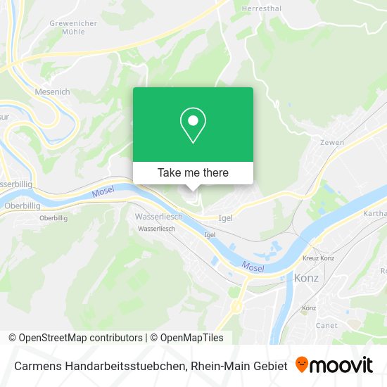 Карта Carmens Handarbeitsstuebchen