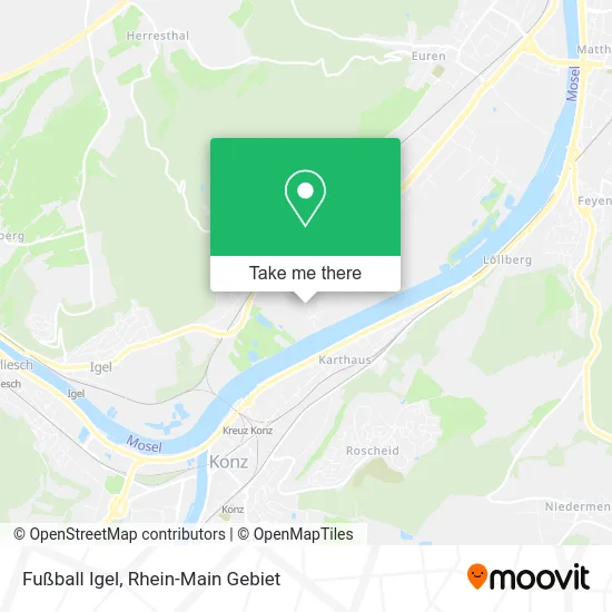 Карта Fußball Igel