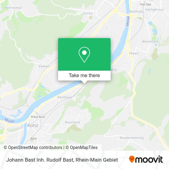 Карта Johann Bast Inh. Rudolf Bast
