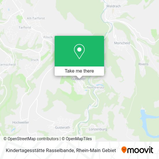 Карта Kindertagesstätte Rasselbande