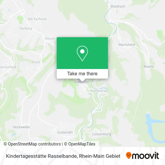 Карта Kindertagesstätte Rasselbande