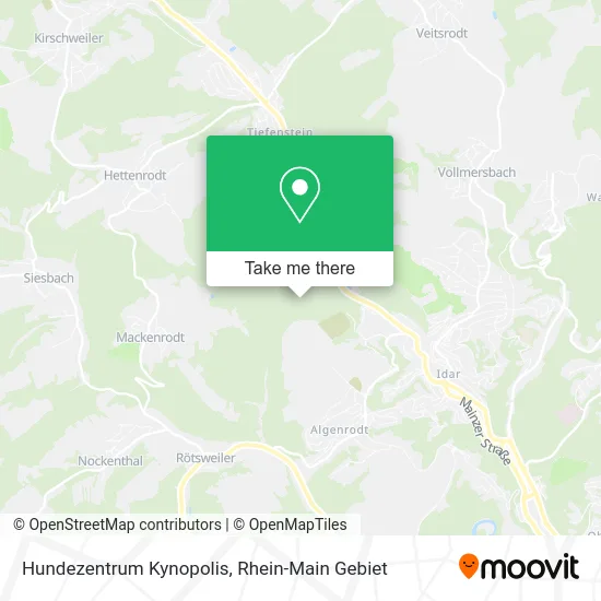 Карта Hundezentrum Kynopolis