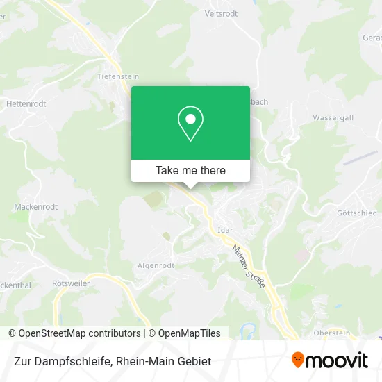 Карта Zur Dampfschleife