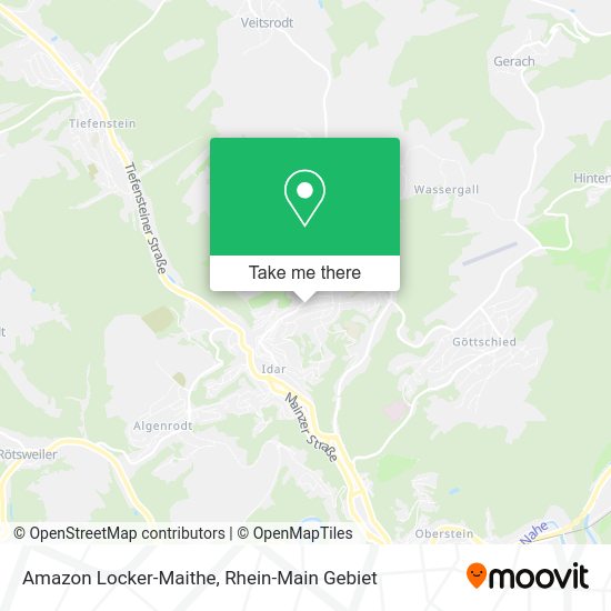 Карта Amazon Locker-Maithe