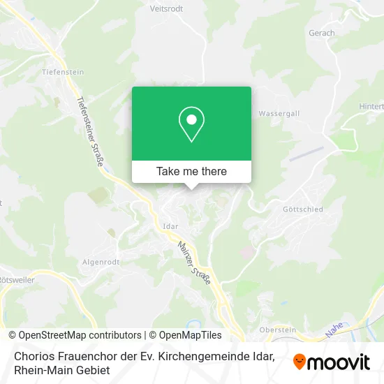Карта Chorios Frauenchor der Ev. Kirchengemeinde Idar