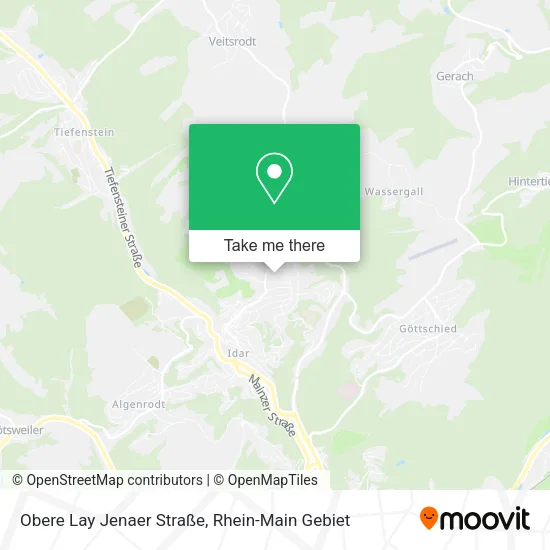 Карта Obere Lay Jenaer Straße