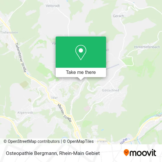 Карта Osteopathie Bergmann