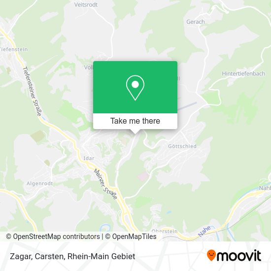 Карта Zagar, Carsten