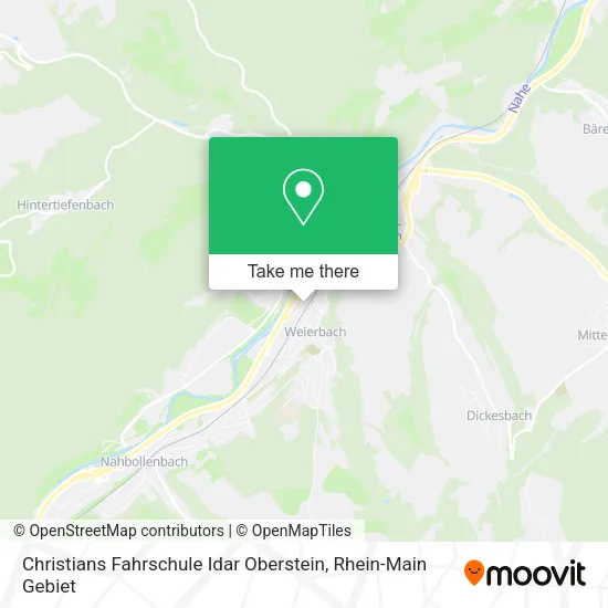 Карта Christians Fahrschule Idar Oberstein