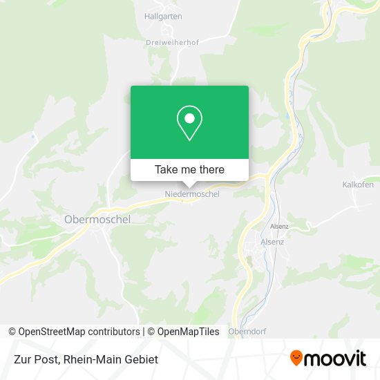 Карта Zur Post