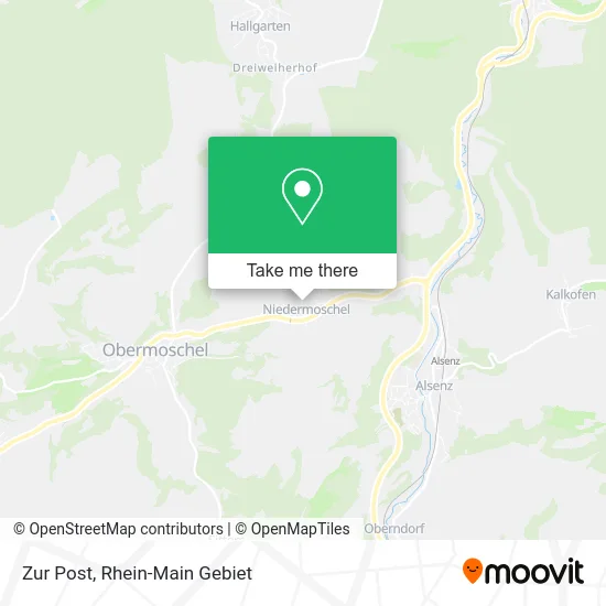 Карта Zur Post