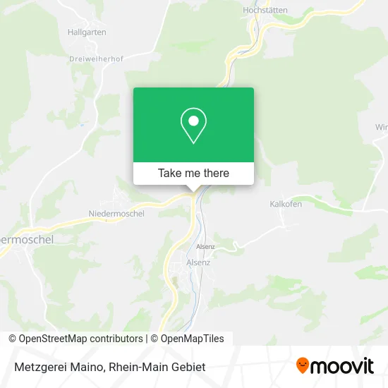Карта Metzgerei Maino
