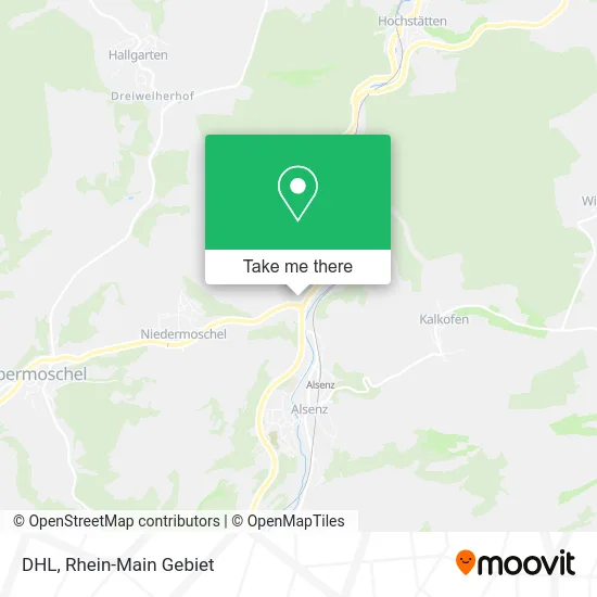 DHL map