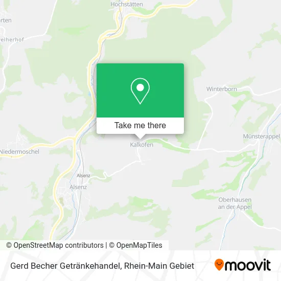 Карта Gerd Becher Getränkehandel