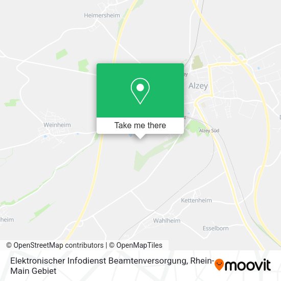 Карта Elektronischer Infodienst Beamtenversorgung