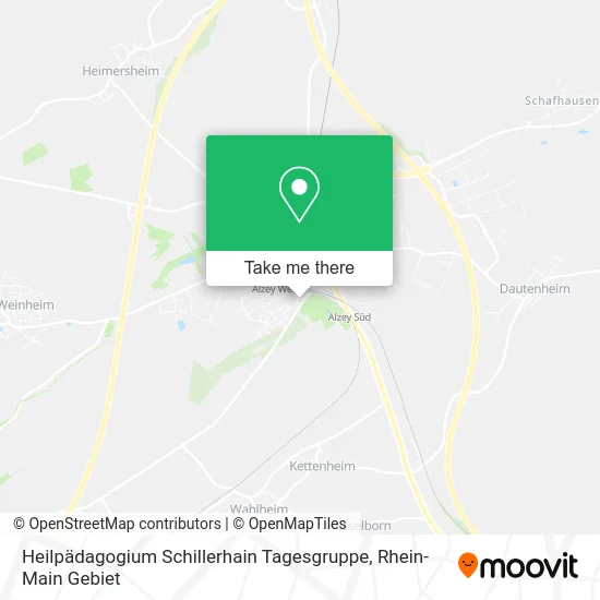 Карта Heilpädagogium Schillerhain Tagesgruppe
