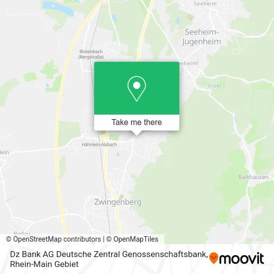 Карта Dz Bank AG Deutsche Zentral Genossenschaftsbank