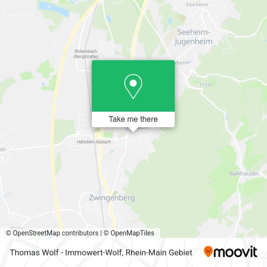 Карта Thomas Wolf - Immowert-Wolf