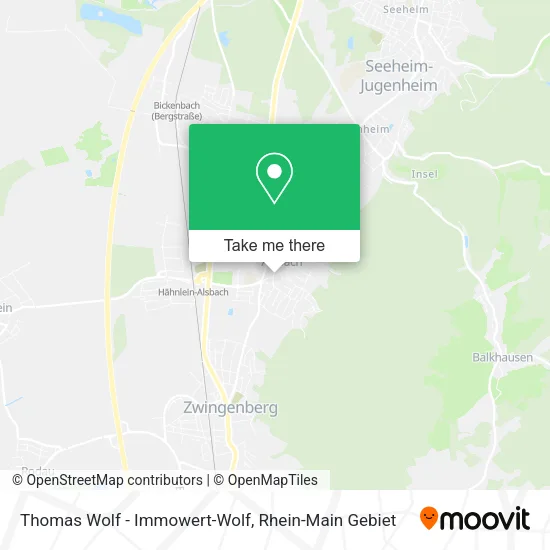 Карта Thomas Wolf - Immowert-Wolf