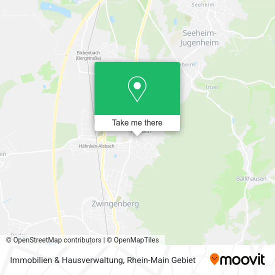 Карта Immobilien & Hausverwaltung