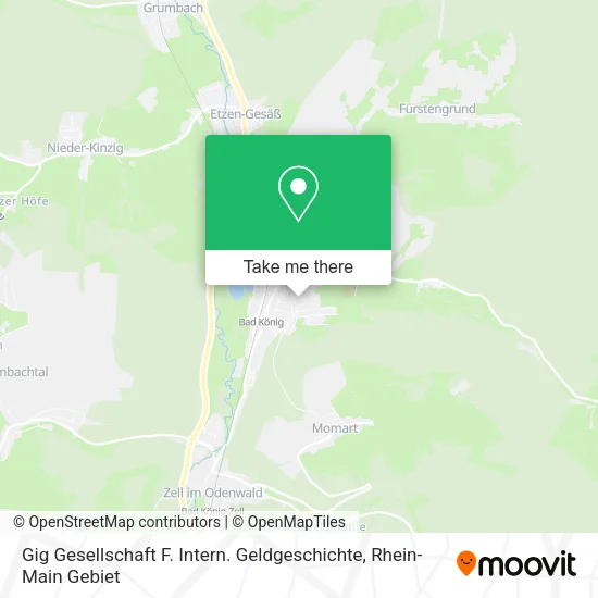 Карта Gig Gesellschaft F. Intern. Geldgeschichte